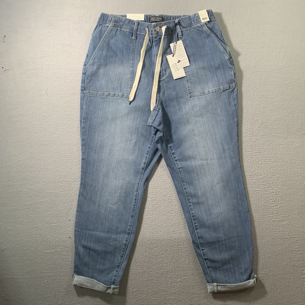 Judy Blue Clearwater Jogger High Rise Straight Jeans Plus Size 16W